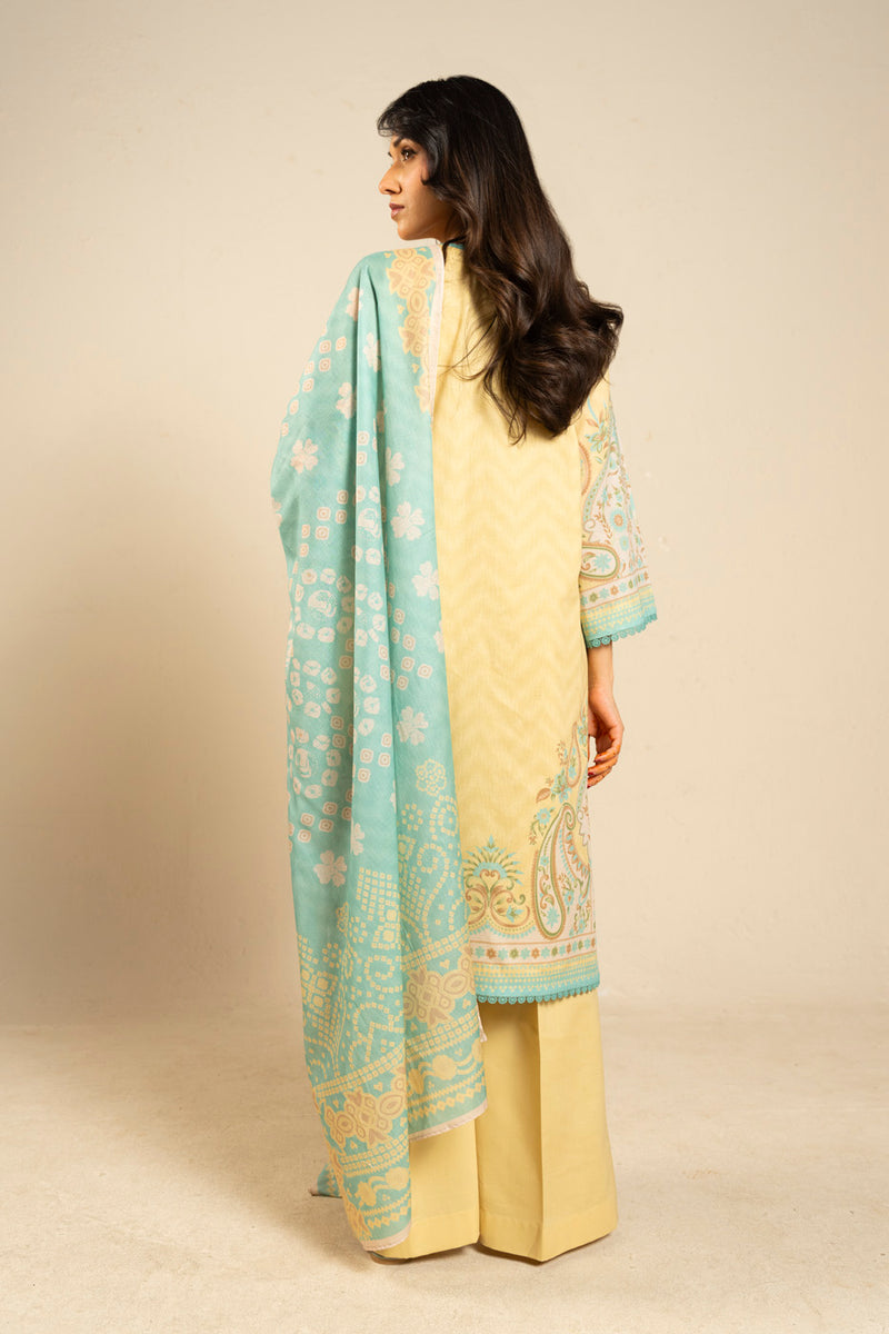 RTS | SHIRT, TROUSER & DUPATTA
LAWN | PRINTED