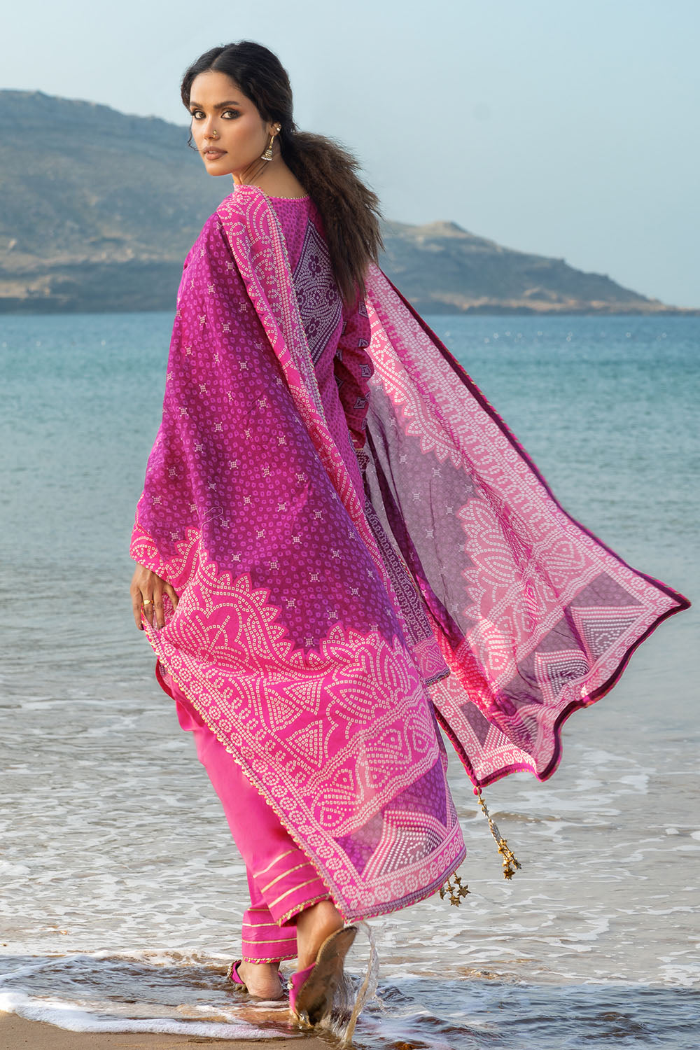 3 Piece Printed Lawn Suit CL-62061 B