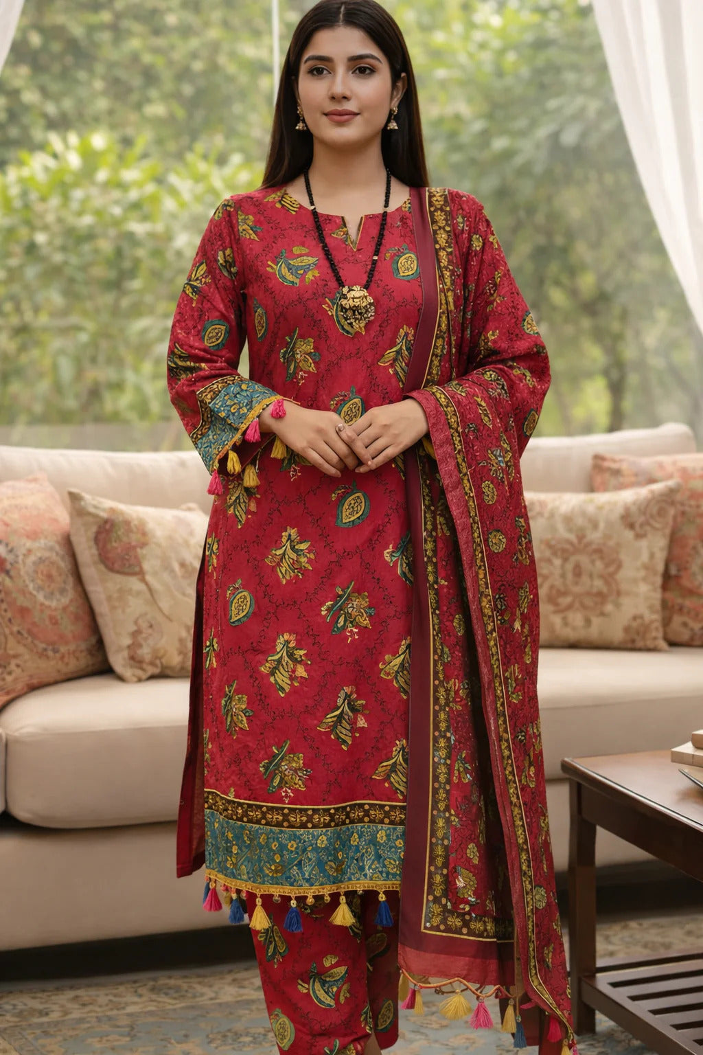 Unstitched Breeze Lawn Suit, All Over Stylish Printed Summer Wear Collection – Random Article VG- 30