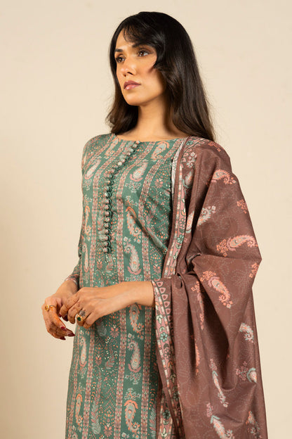 RTS | SHIRT, TROUSER & DUPATTA
LAWN | PRINTED