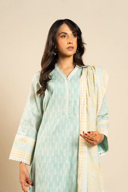 RTS | SHIRT, TROUSER & DUPATTA
LAWN | PRINTED