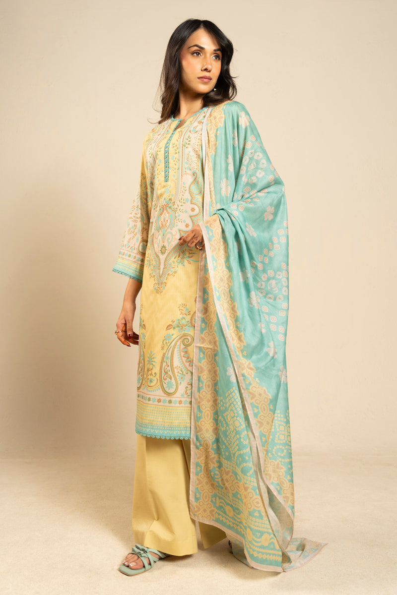 RTS | SHIRT, TROUSER & DUPATTA
LAWN | PRINTED