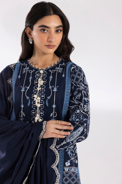 Stitched Embroidered Khaddar Suit