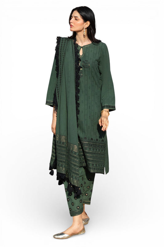 3 Piece Jacquard Suit MJ-62006