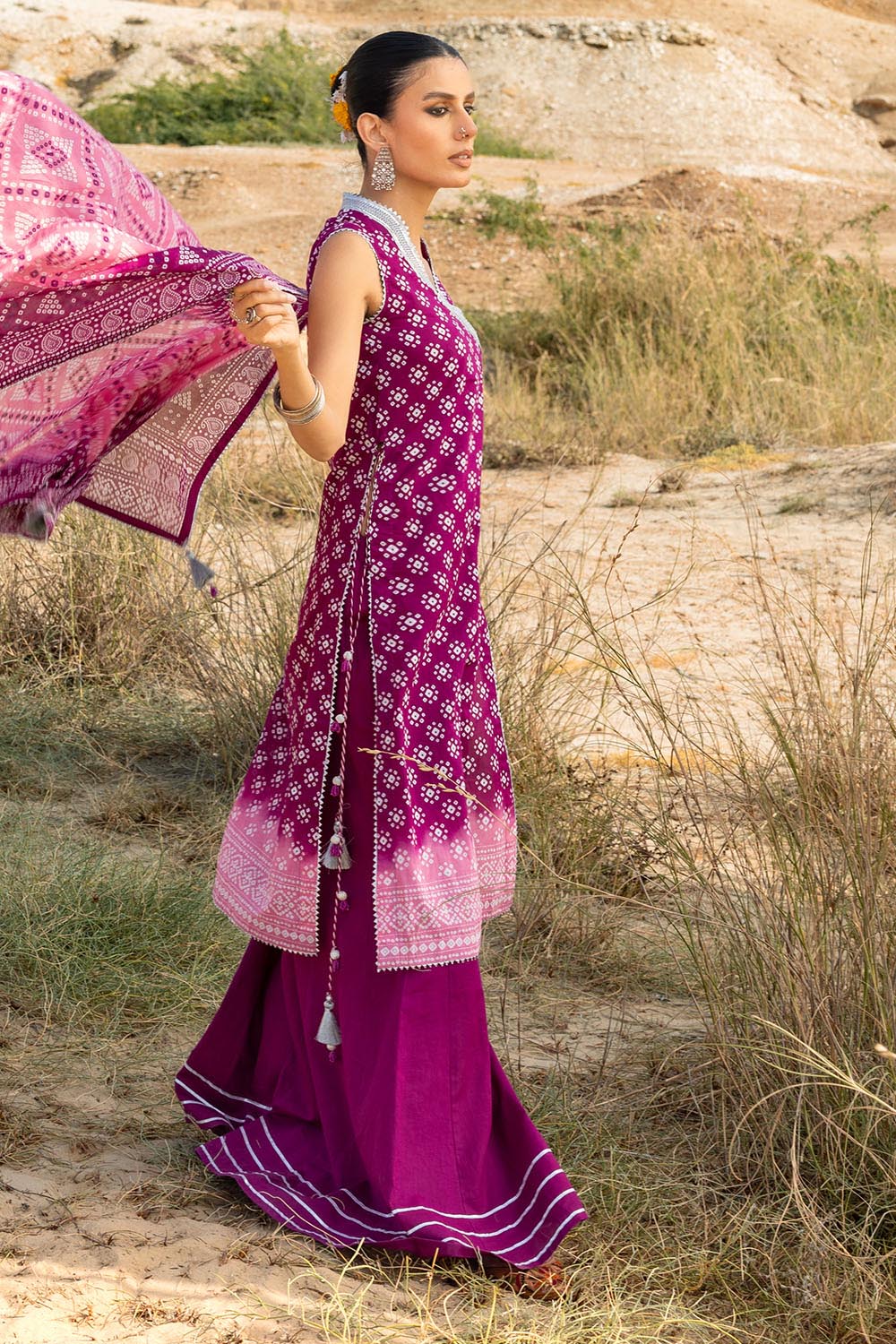 3 Piece Printed Lawn Suit CL-62109 B