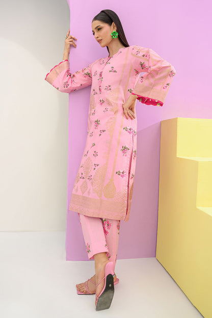 2 Piece Gold Printed Lawn Suit TL-62018