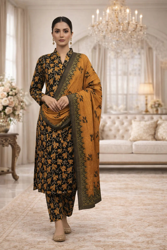 Unstitched Breeze Lawn Suit, All Over Stylish Printed Summer Wear Collection – Random Article VG- 29
