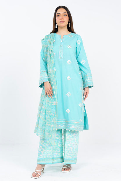 RTS | SHIRT, TROUSER & DUPATTA
LAWN | EMBROIDERED